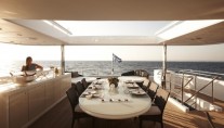 Superyacht E&E Top Sun Deck and Dining